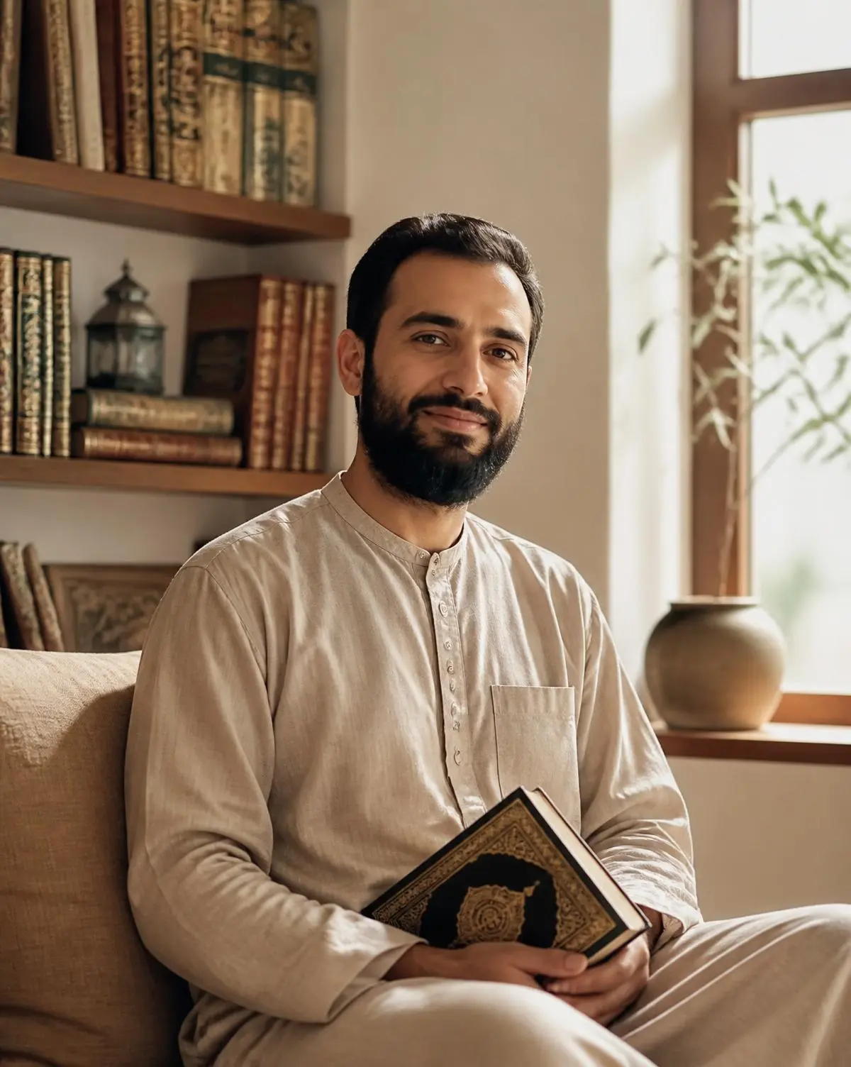 Portrait used for the SoulWithQuran tutor introduction